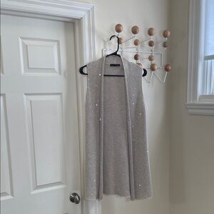 Fabiana Filippi - Sleeveless Cardigan - Cream Neutral - S